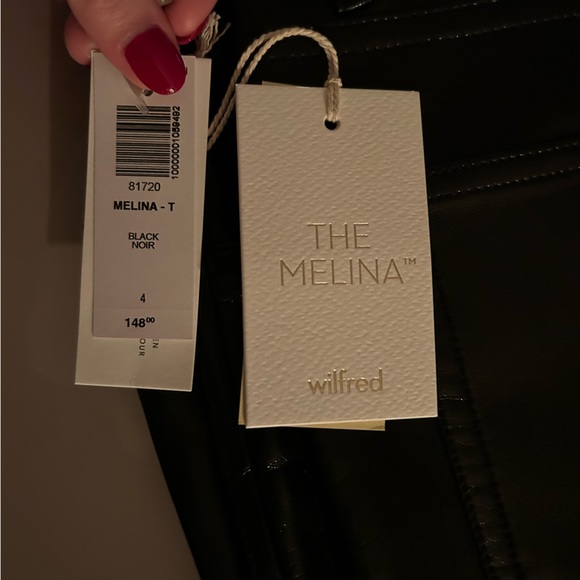 Aritzia vegan leather pants - Picture 7 of 12